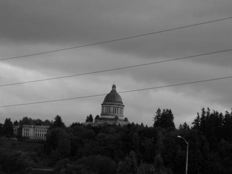 The Capital in Olympia B+W