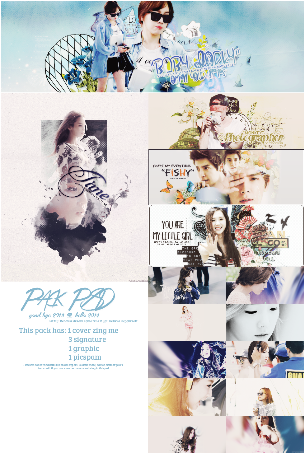 [140103][Pack PSD#2] Good bye 2013 and hello 2014!