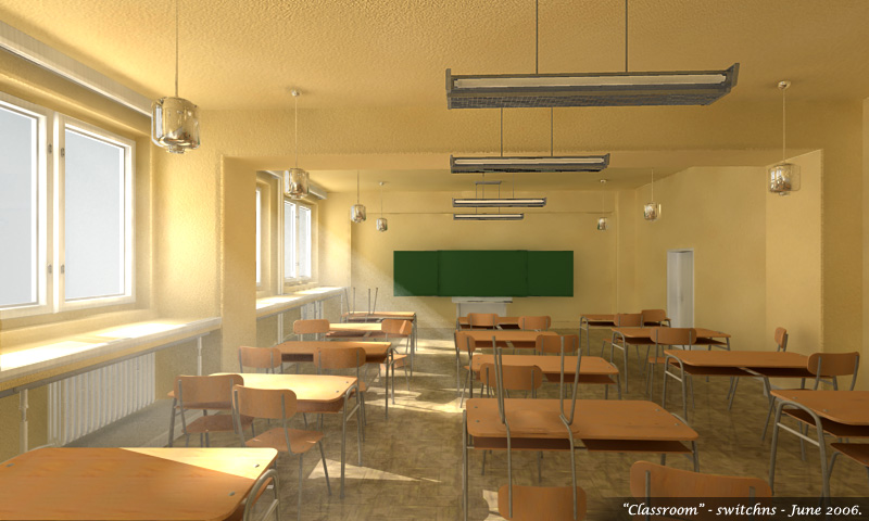 Classroom - textured