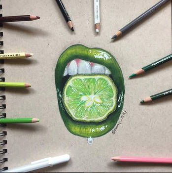 Lime Lips Easy Drawing - Derizoudarmenie