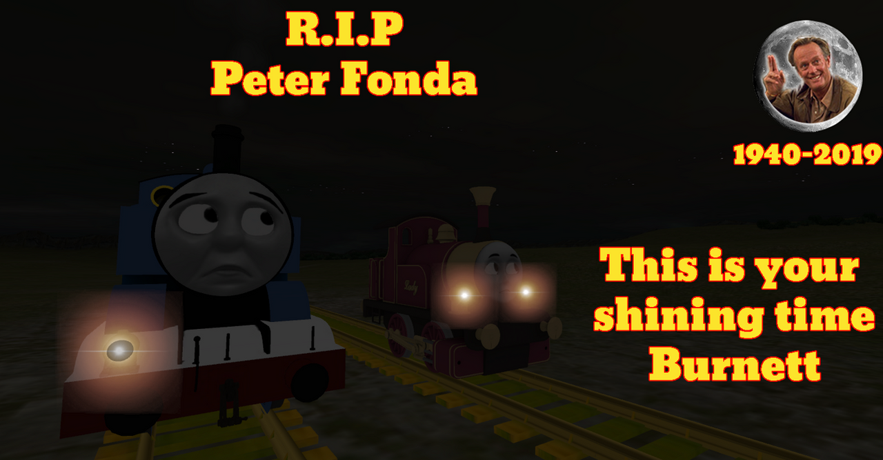 Peter fonda thomas the tank engine shop