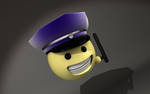 3D emoticon cop by XyZeR