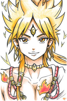 Alibaba's Djinn Equip (Magi the Kingdom of Magic)