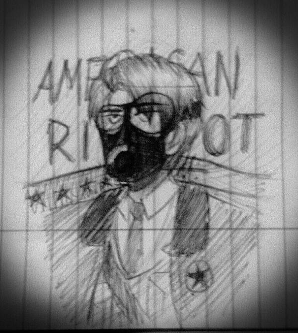 Richard Riot Drawing AMERICAN RIOT by PrincessRacingHeart on DeviantArt
