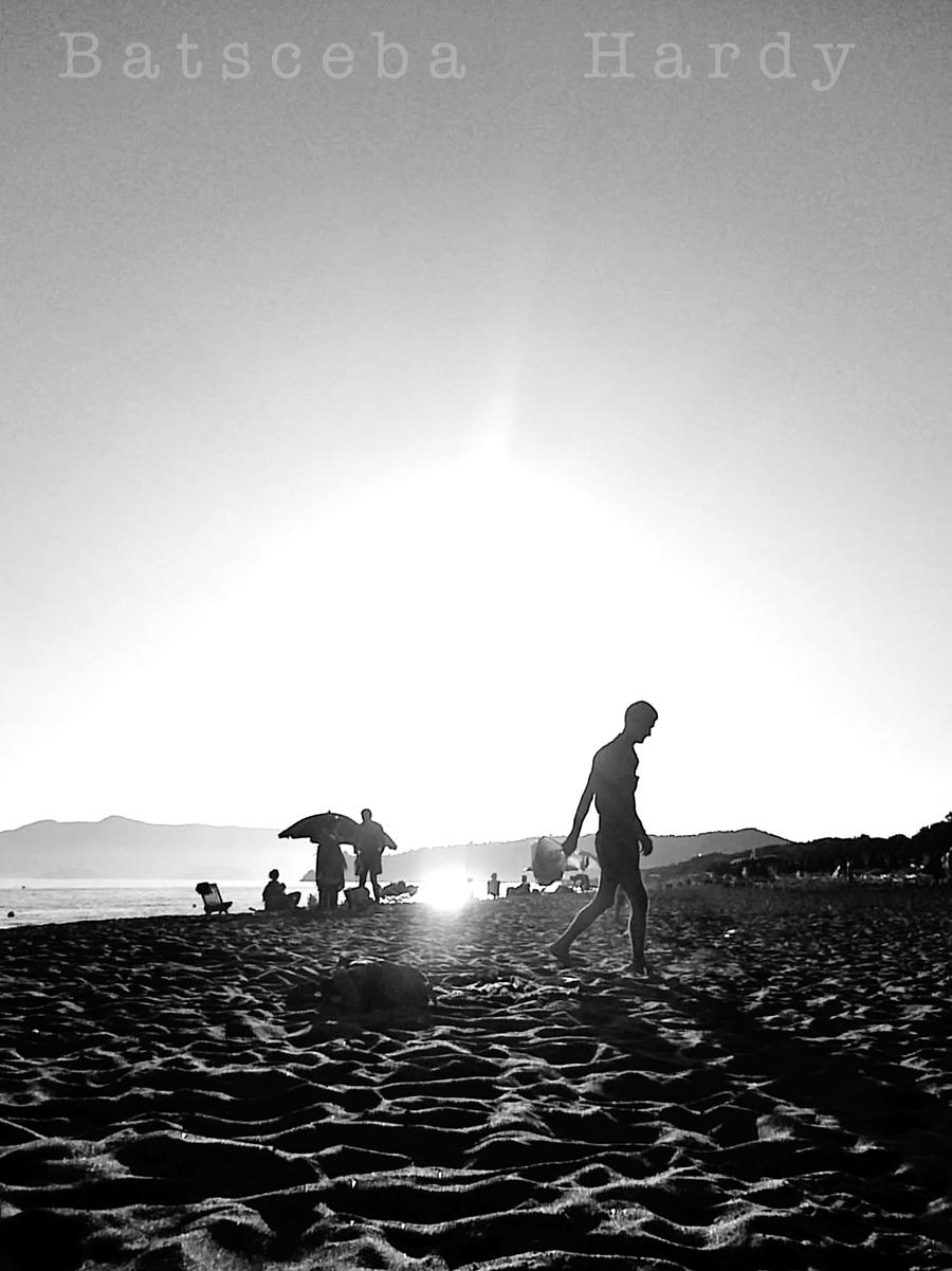sunset silhouette I by Batsceba