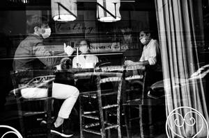Sitting at the bar