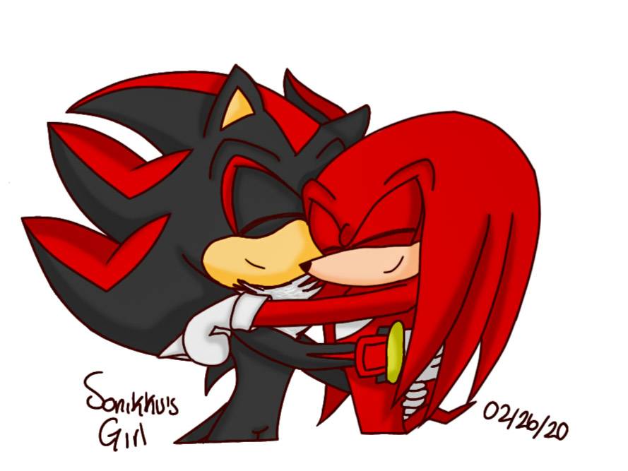 Random Ships #1- Shadow x Knuckles by Artisterki on DeviantArt