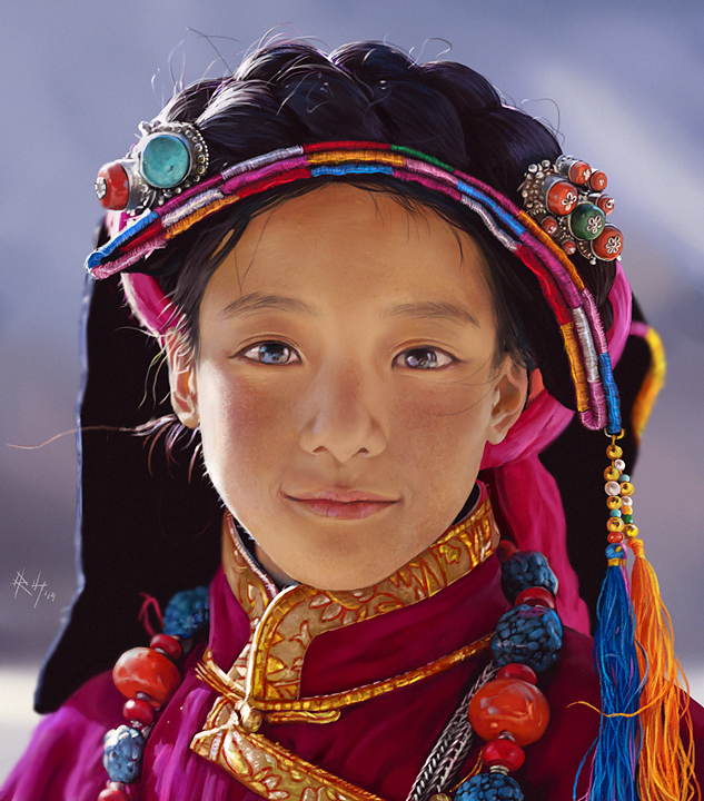 Photo Study (Tibet Girl)