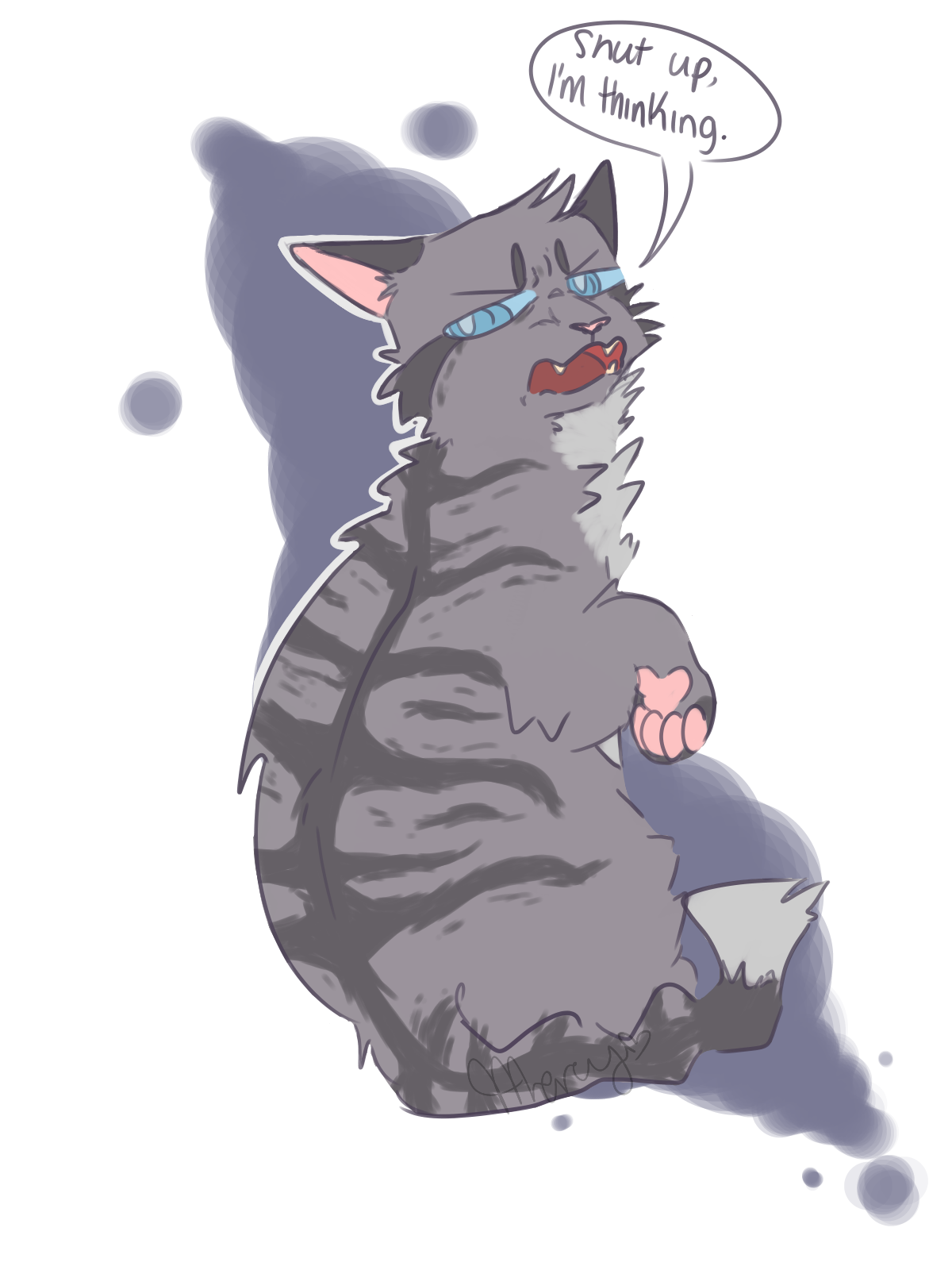 Jayfeather welcome to my life by Ellathegrayeevee on deviantART