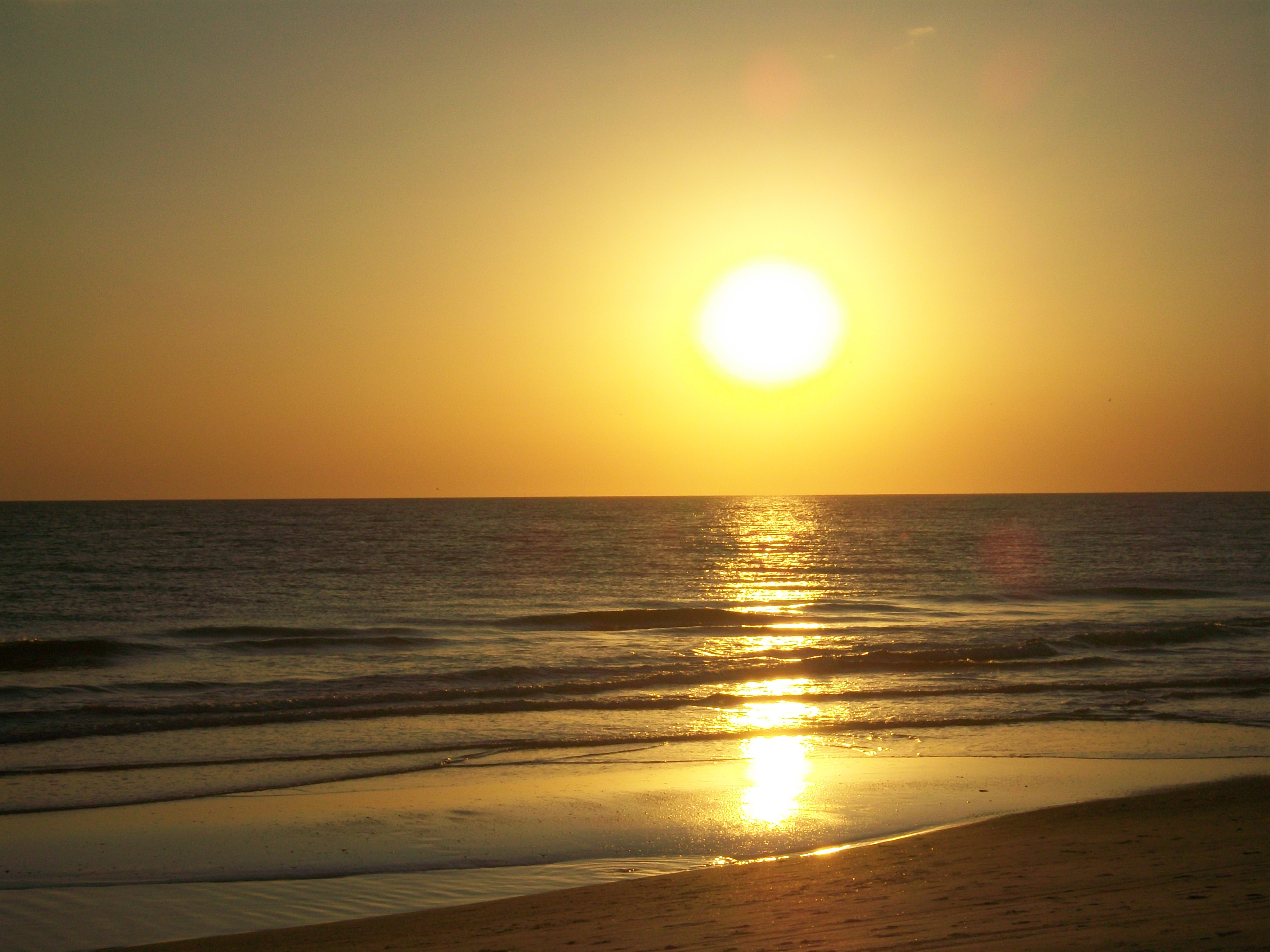 Sunset on a Private Beach