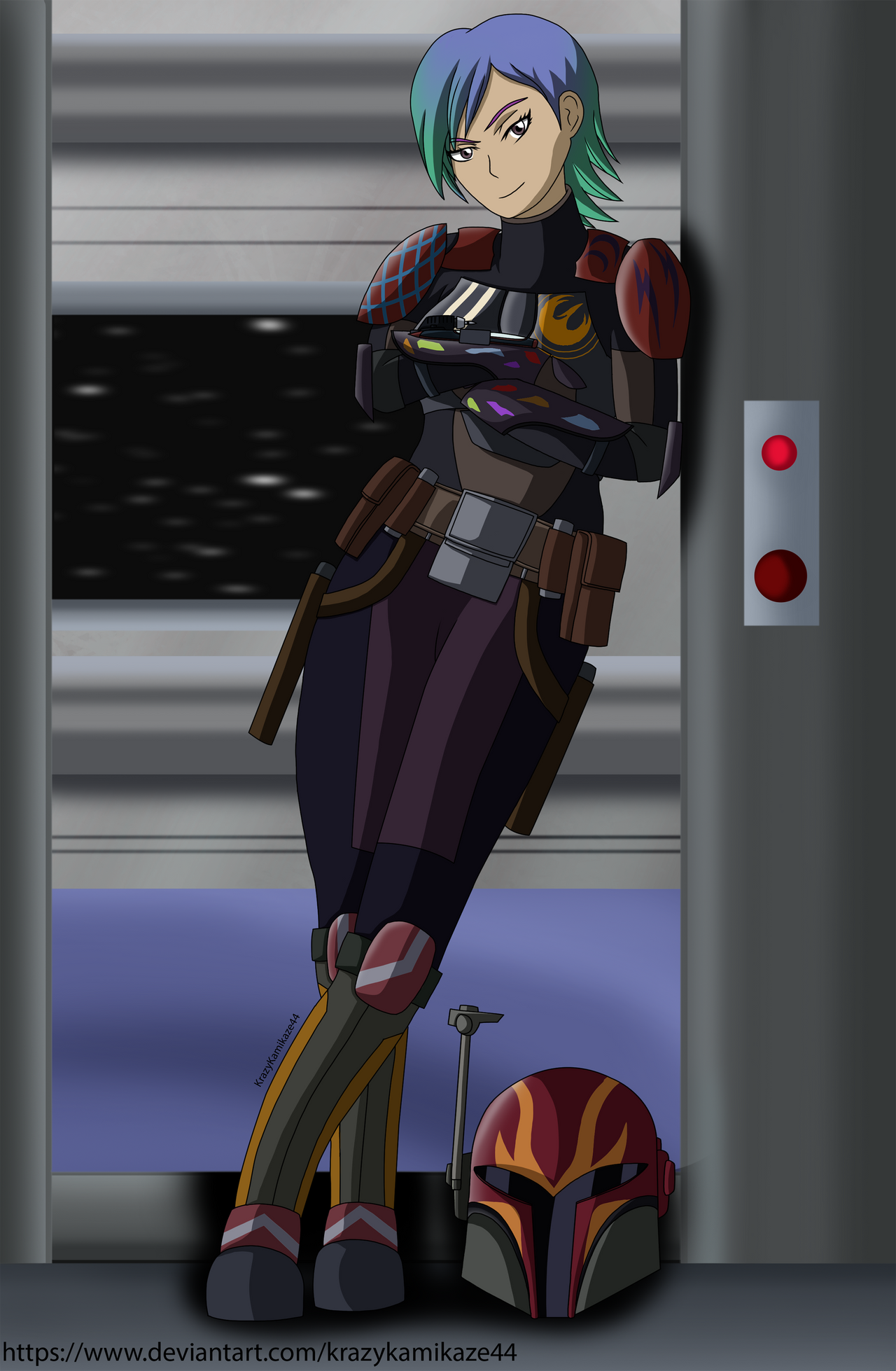 Sabine Robotization Deviantart Sabine Wren by KrazyKamikaze44 on DeviantArt