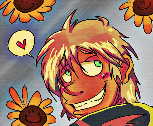 THE PRETTY SUNFLOWER BOY