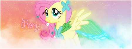 MLP - Fluttershy forum signature for Pony