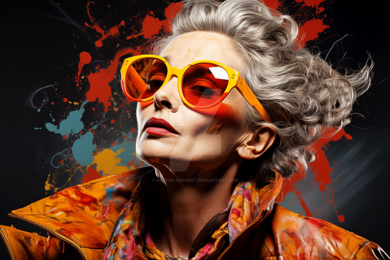 Youthful Exuberance - Colorful Pop Art Elegance by KelvinLynchArt on ...