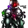 FNAF Puppet and Ennard (+Speedpaint)