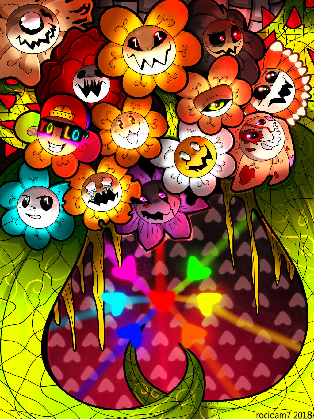 Flowey Behind Flowey AUs II by rocioam7 on DeviantArt