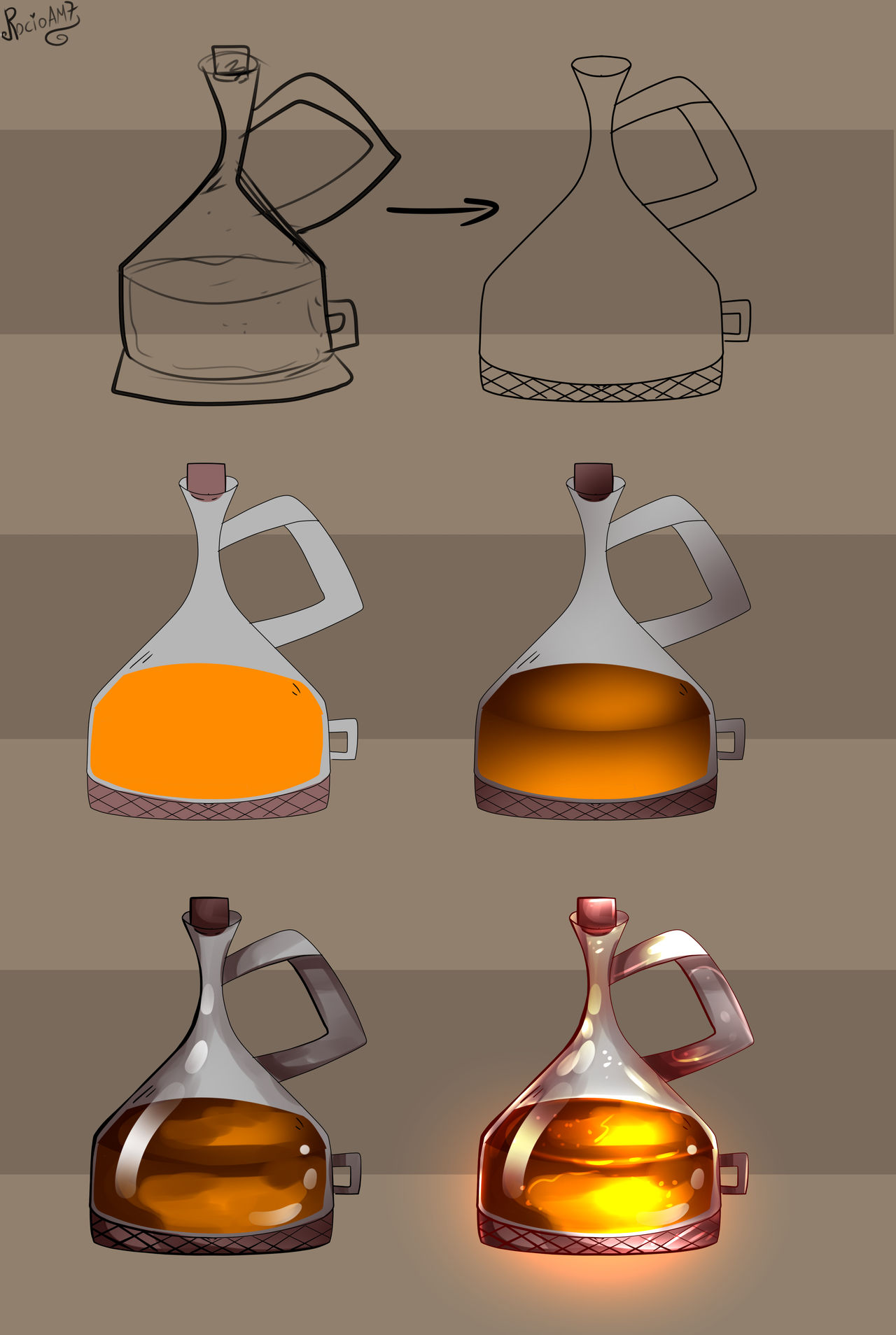 Basic Potion Potion Tutorial by rocioam7 on DeviantArt