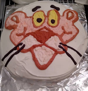 Pink Panther Cake