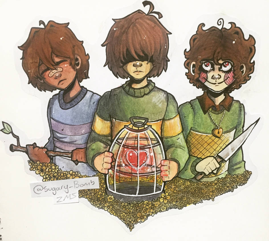 Kris Frisk Chara By Sugary Bomb On Deviantart Kris Frisk Chara By Sugary Bomb On Deviantart
