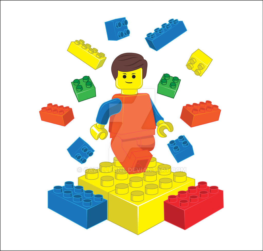 Lego Rider Vector Vector - The Lego by gazelleone on DeviantArt