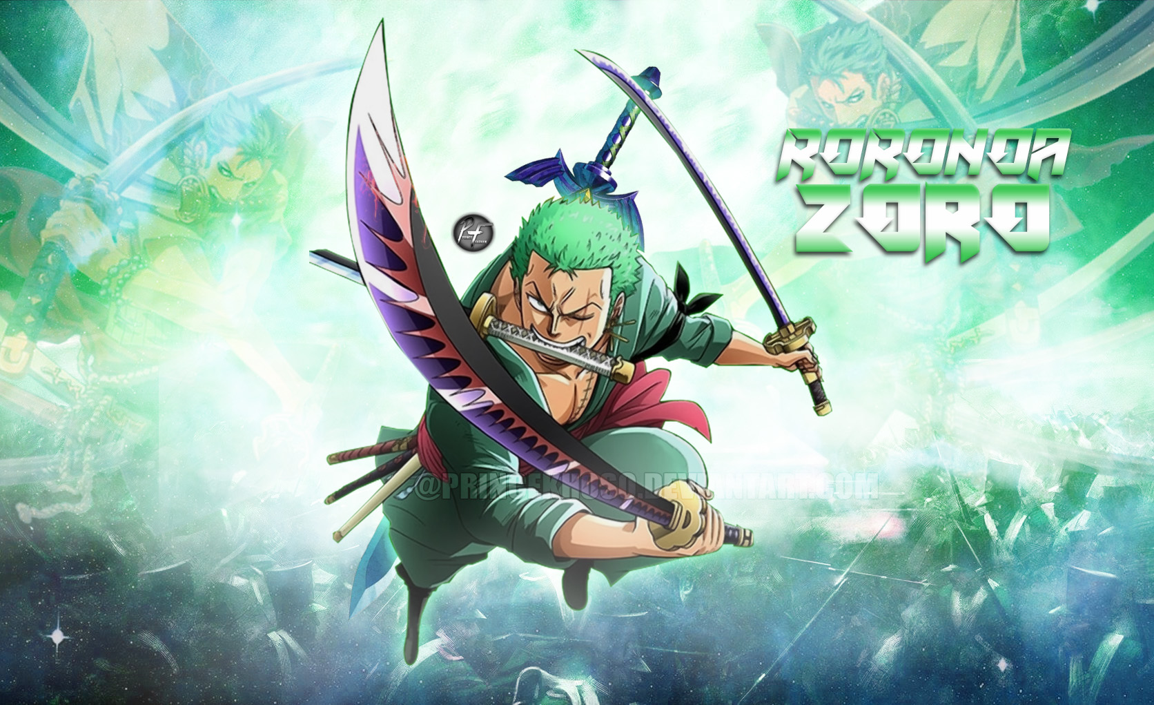 One Piece Roronoa Zoro Wallpaper Hd By Princekhoso On Deviantart