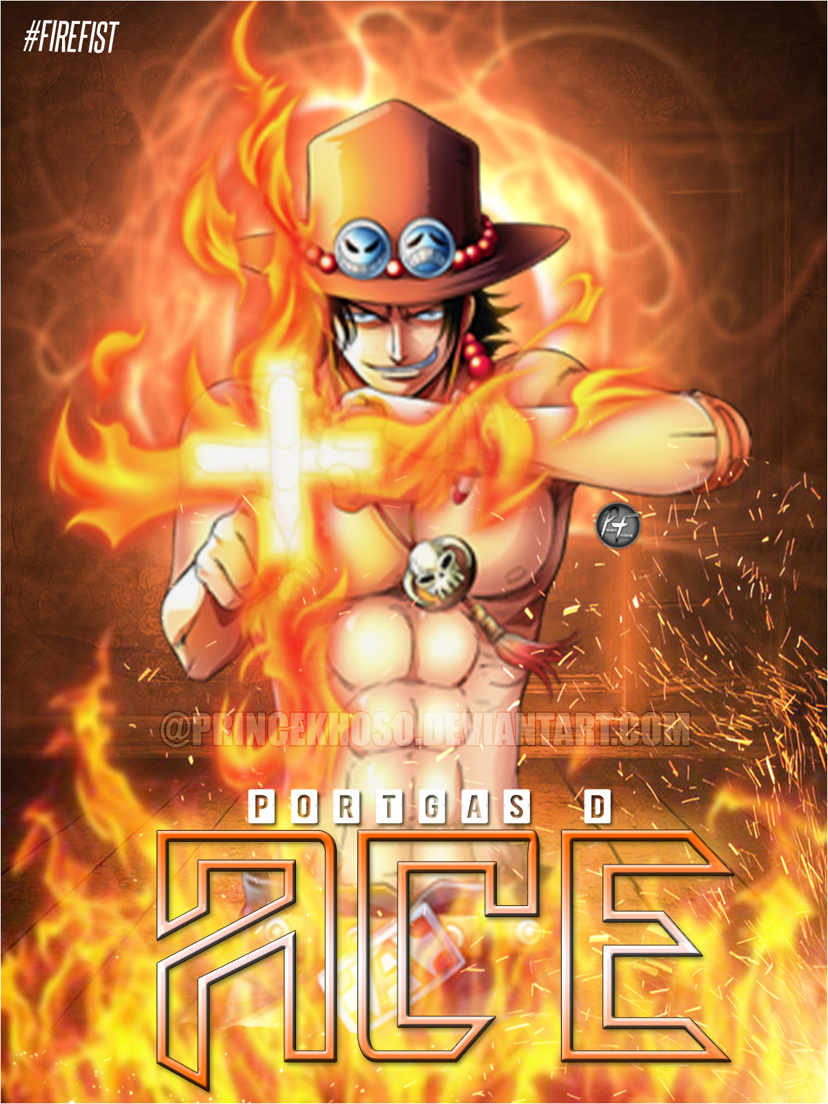One Piece - Portgas-D Ace Wallpaper 2019 by Princekhoso on DeviantArt