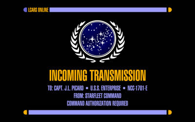 LCARS - Incoming Transmission