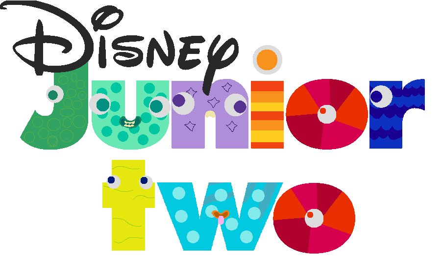 Disney Jr Letters Deviantart Disney Junior Two Logo Endless Letters by EzekielZian on DeviantArt