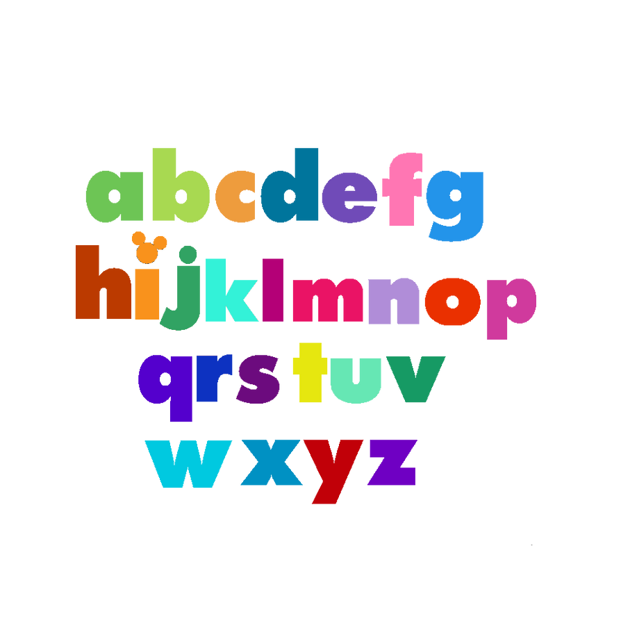 Disney Junior Letters With Endless Alphabet Colors by EzekielZian on