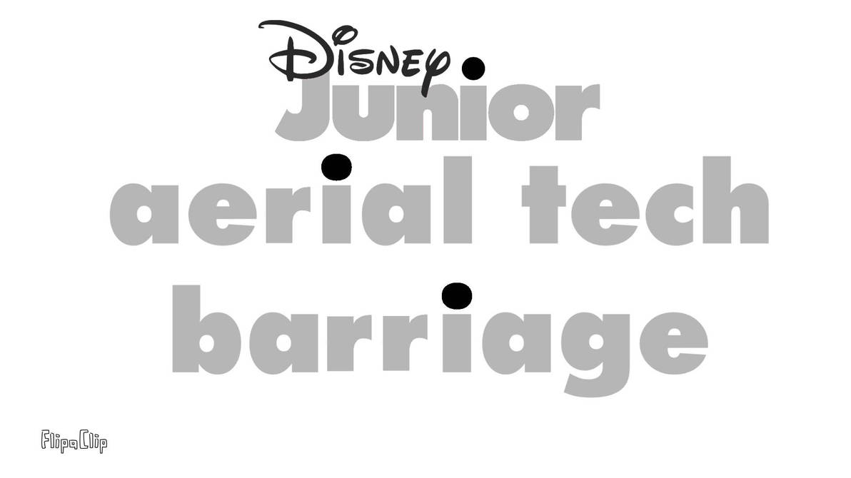 Disney Junior Aerial Tech Barriage Logo Template by EzekielZian on