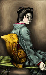 Sitting Geisha