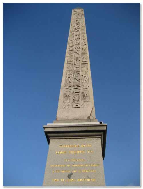 Obelisk, Place de la Concorde