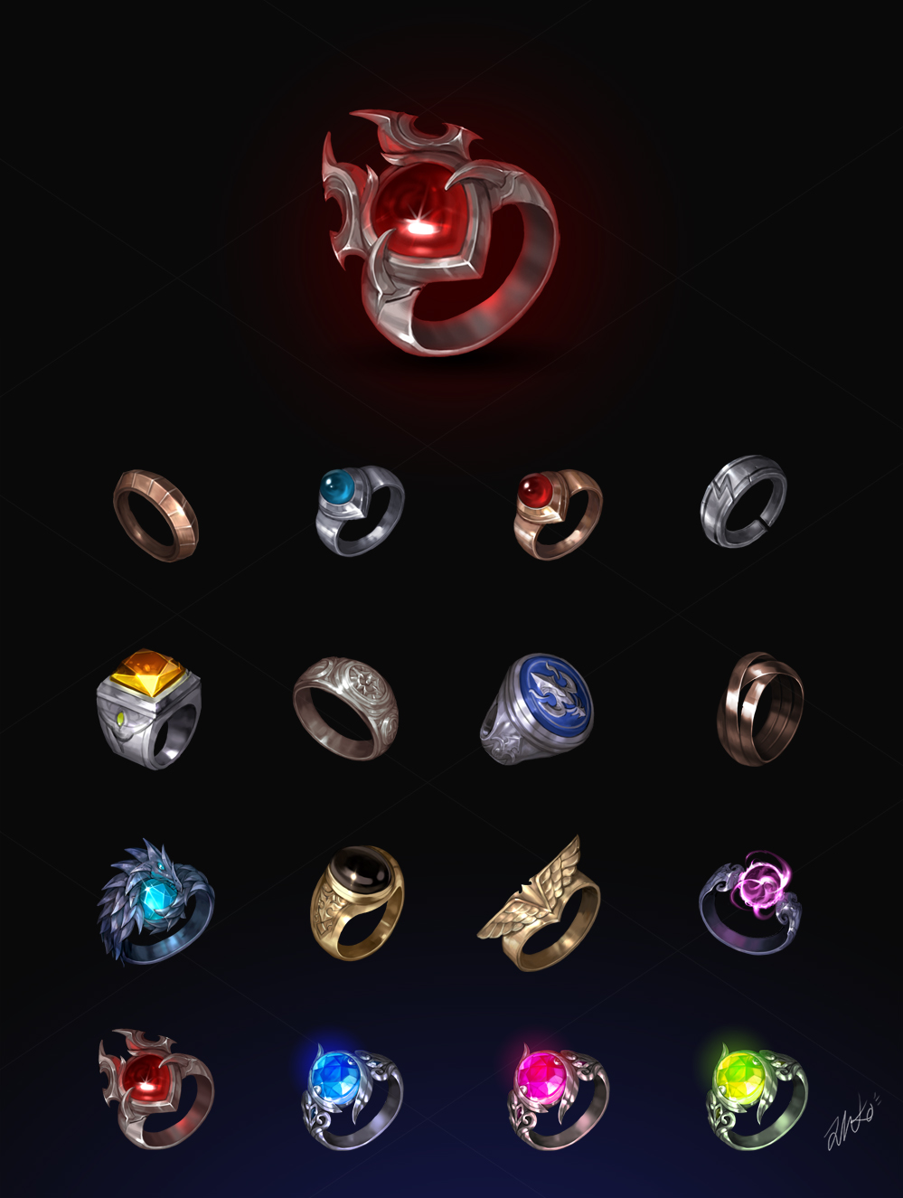 Magic Rings by lalanice on DeviantArt