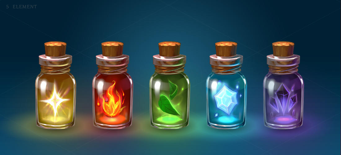 Bottle 5Element By Lalanice On DeviantArt bottle-5element-by-lalanice-on-deviantart