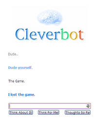 Cleverbot lost by darkharukan