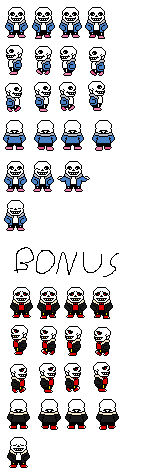 Full Sans Overworld Sprites + Bonus