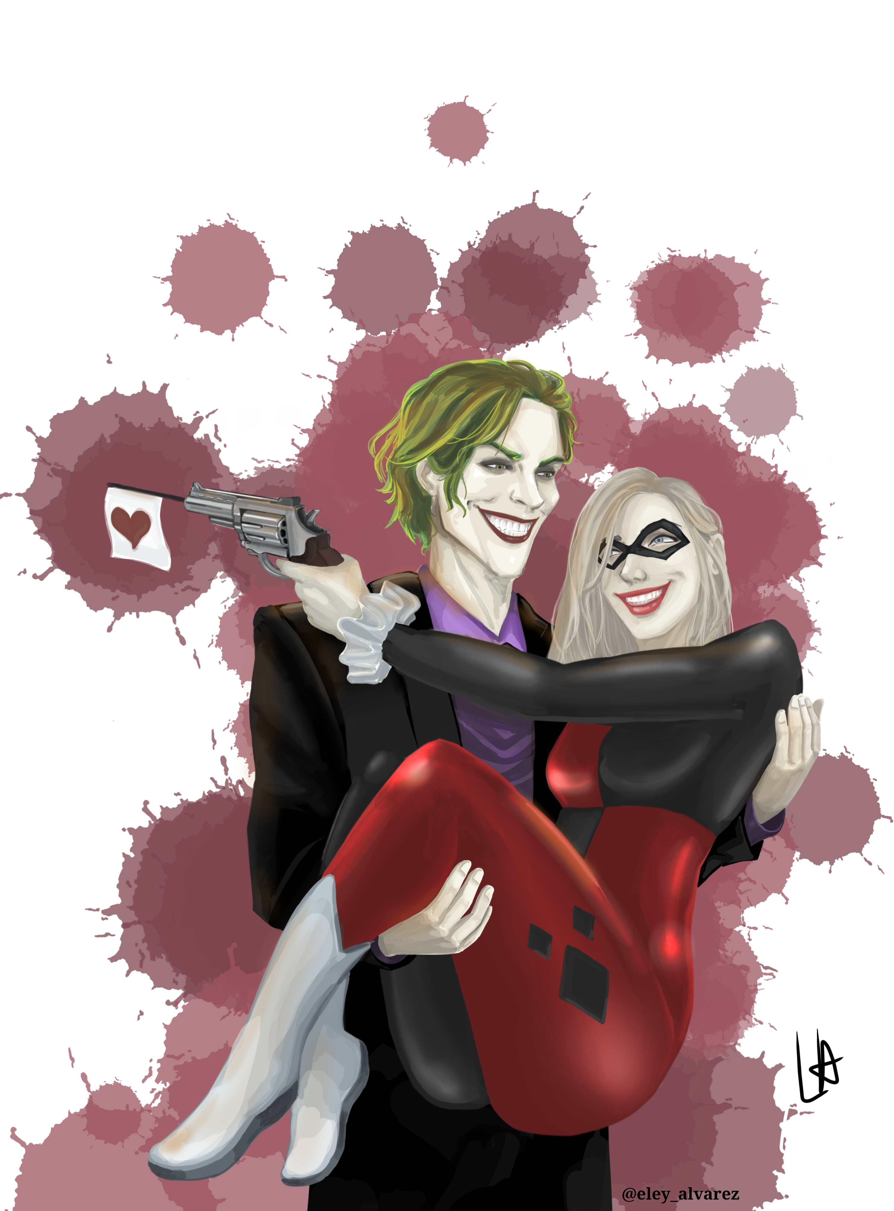 Joker And Harley Quinn Mad Love By Eleyarts On Deviantart Joker And Harley Quinn Mad Love By Eleyarts On Deviantart
