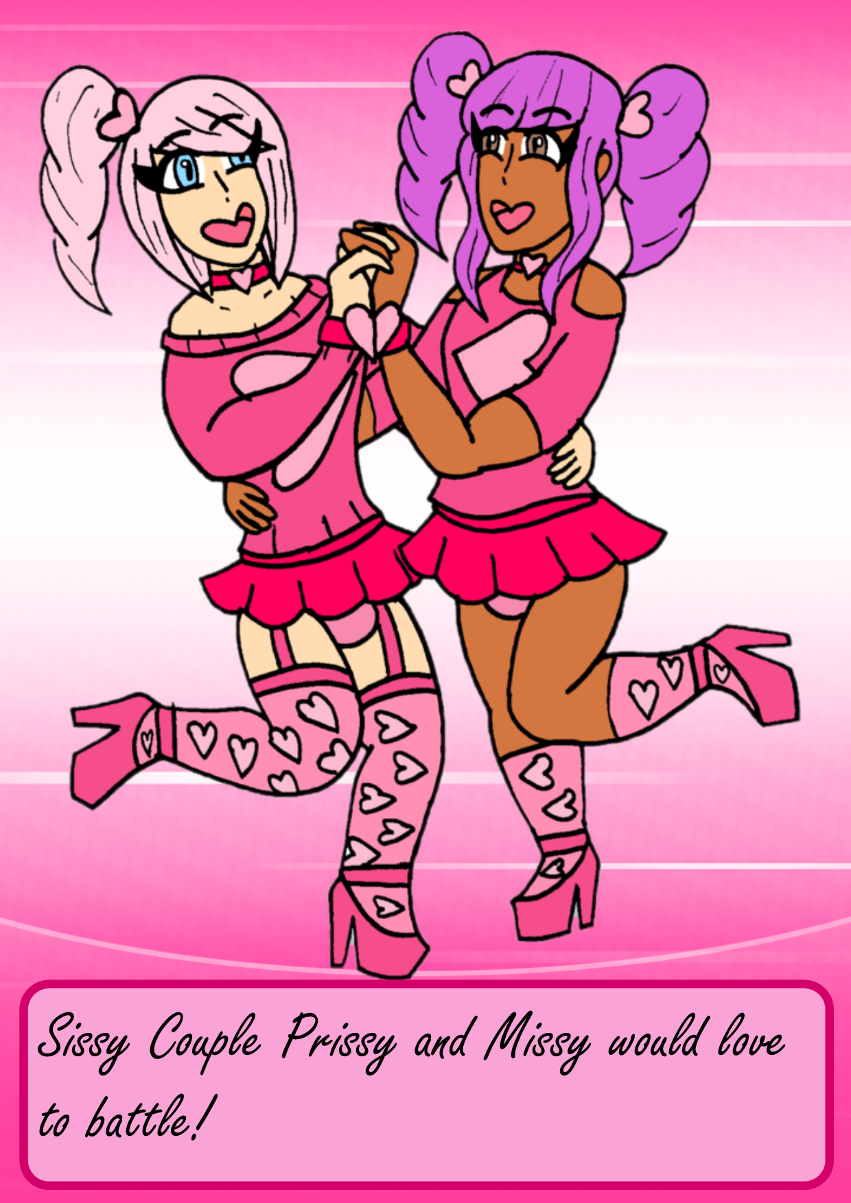 Prissy Display Sissy Couple Prissy and Missy would love to battle by ...
