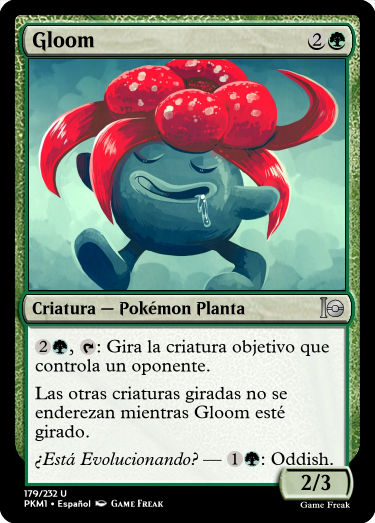 0044 Gloom (cartas pokemon - pokedex) by estebangamer2001 on DeviantArt