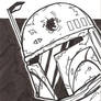 Boba Fett Sketch Card