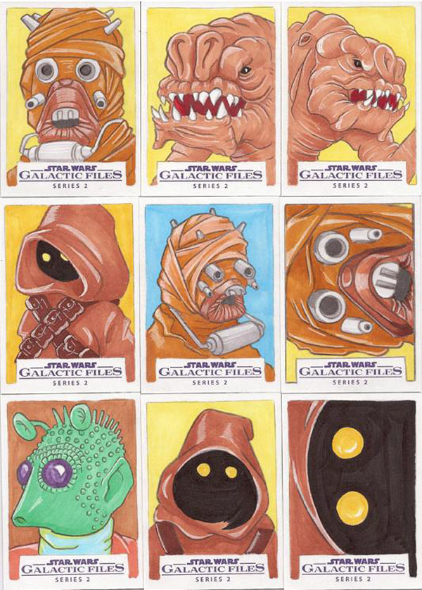 Star Wars Galactic Files Series 2 Sketch Cards 03