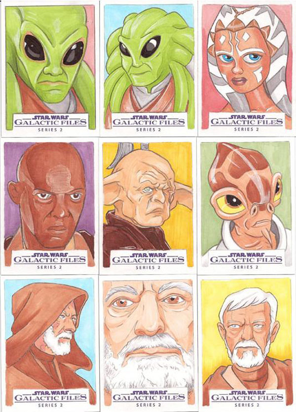 Star Wars Galactic Files Series 2 Sketch Cards 09