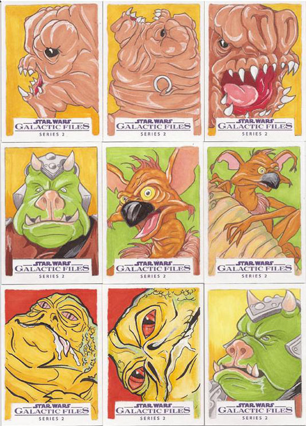 Star Wars Galactic Files Series 2 Sketch Cards 15