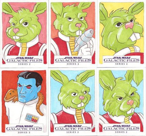 Star Wars Galactic Files Series 2 Sketch Cards 16