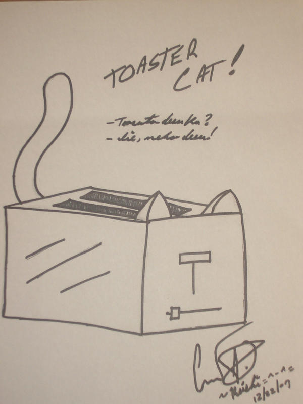 Toaster Cat by HaruKeishi on DeviantArt