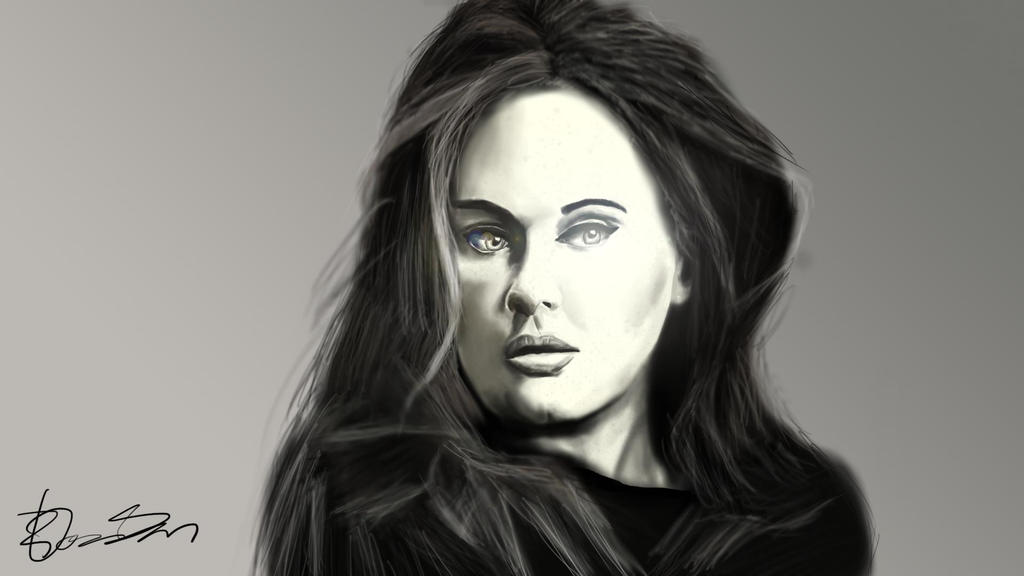 Adele - Digital Art (Video Process) by zackdavidson2014 on DeviantArt