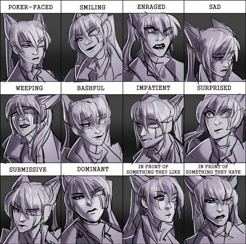 Warm-Up -- Sable Expression Meme by PailKnight on DeviantArt