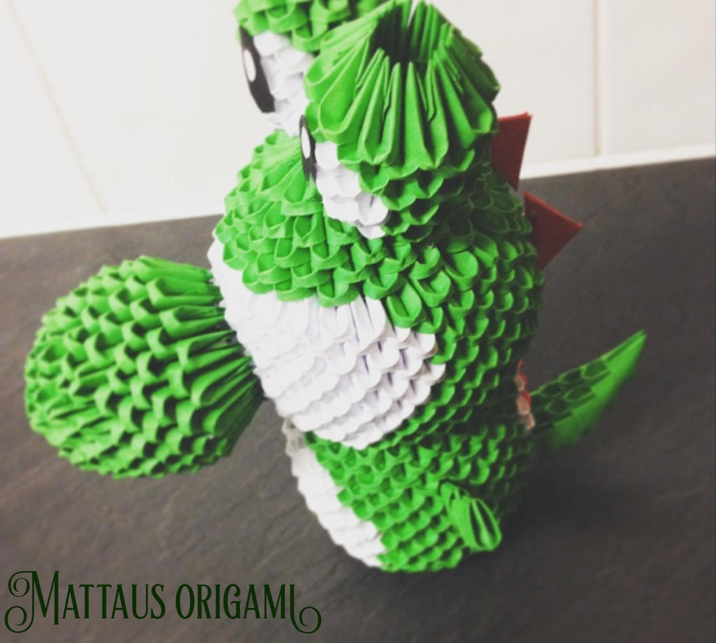 3d Origami Yoshi By Mattausorigami On Deviantart 3d Origami Yoshi By Mattausorigami On Deviantart