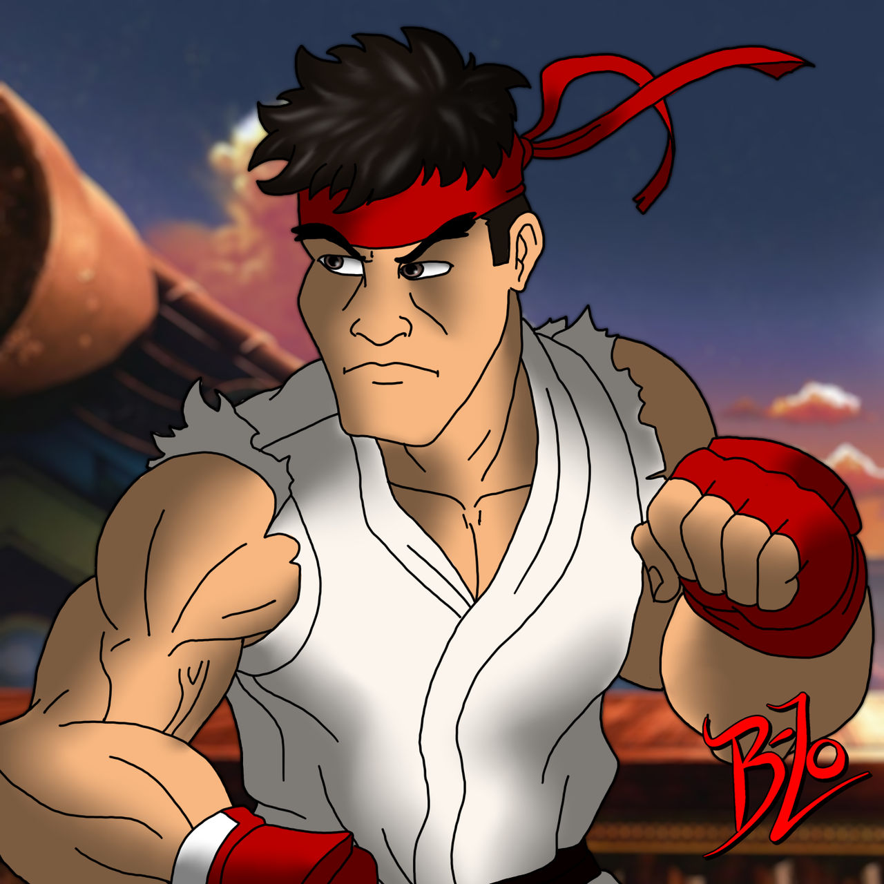 80s Ryu Ryu (Street Fighter) by BLoLorbes on DeviantArt