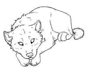 Free Wolfpup Lineart